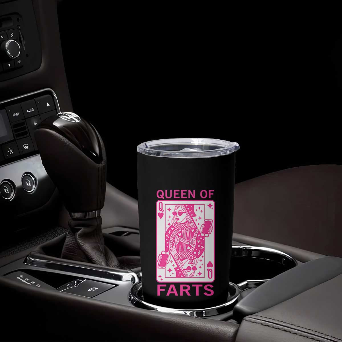 Queen of Farts Tumbler Cup Funny Joke Inappropriate Fart Prank Gift TS10 Print Your Wear