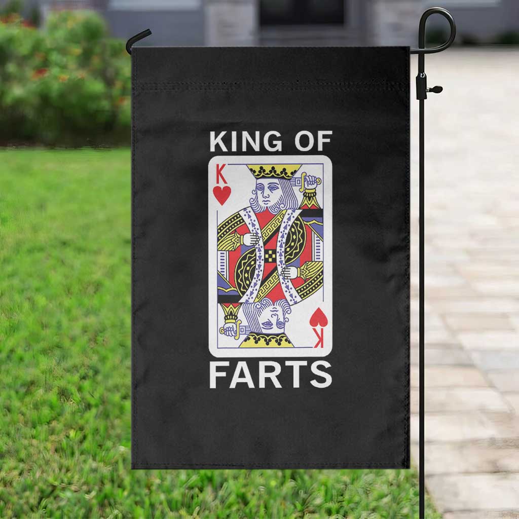 King of Farts Garden Flag Funny Joke Inappropriate Fart Prank Gift TS10 Print Your Wear