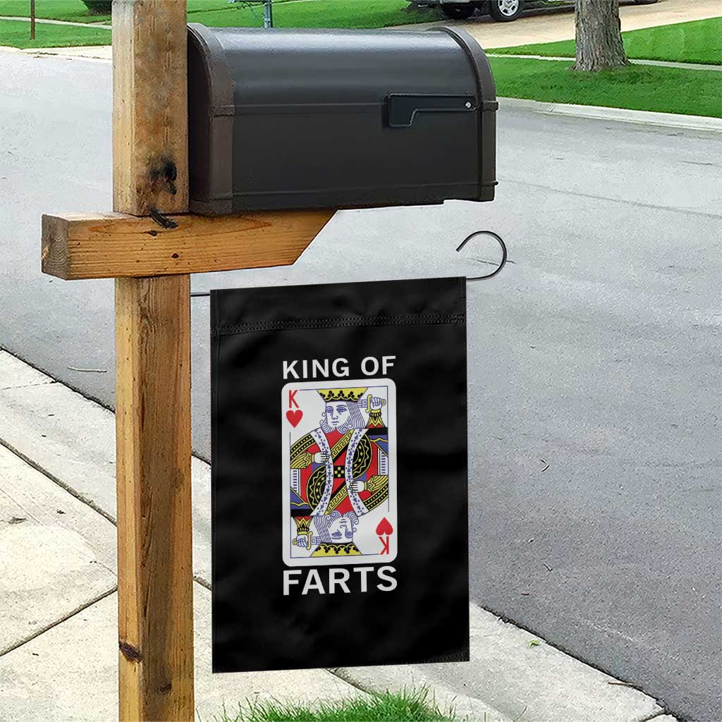 King of Farts Garden Flag Funny Joke Inappropriate Fart Prank Gift TS10 Print Your Wear