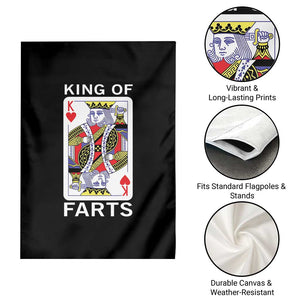 King of Farts Garden Flag Funny Joke Inappropriate Fart Prank Gift TS10 Print Your Wear
