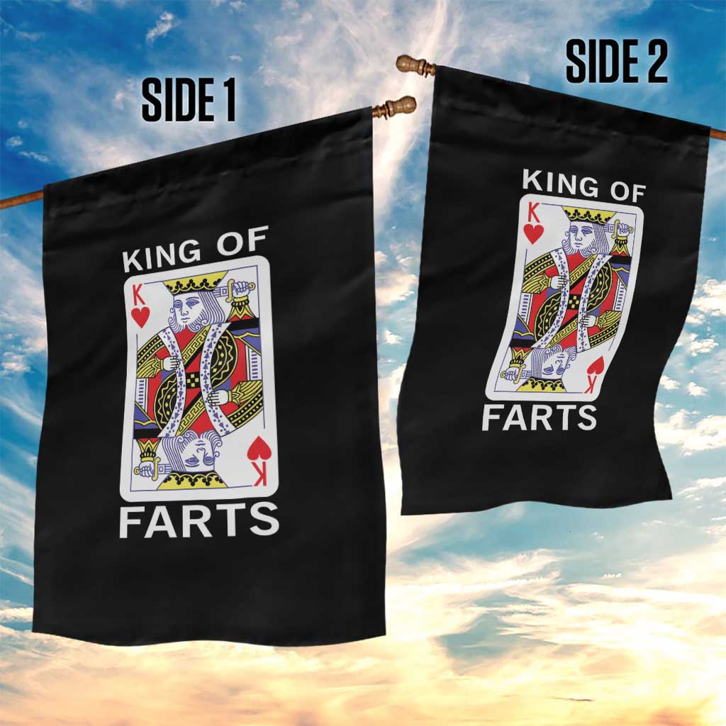 King of Farts Garden Flag Funny Joke Inappropriate Fart Prank Gift TS10 Print Your Wear