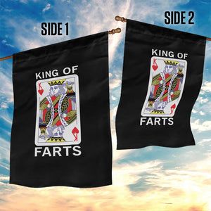 King of Farts Garden Flag Funny Joke Inappropriate Fart Prank Gift TS10 Print Your Wear