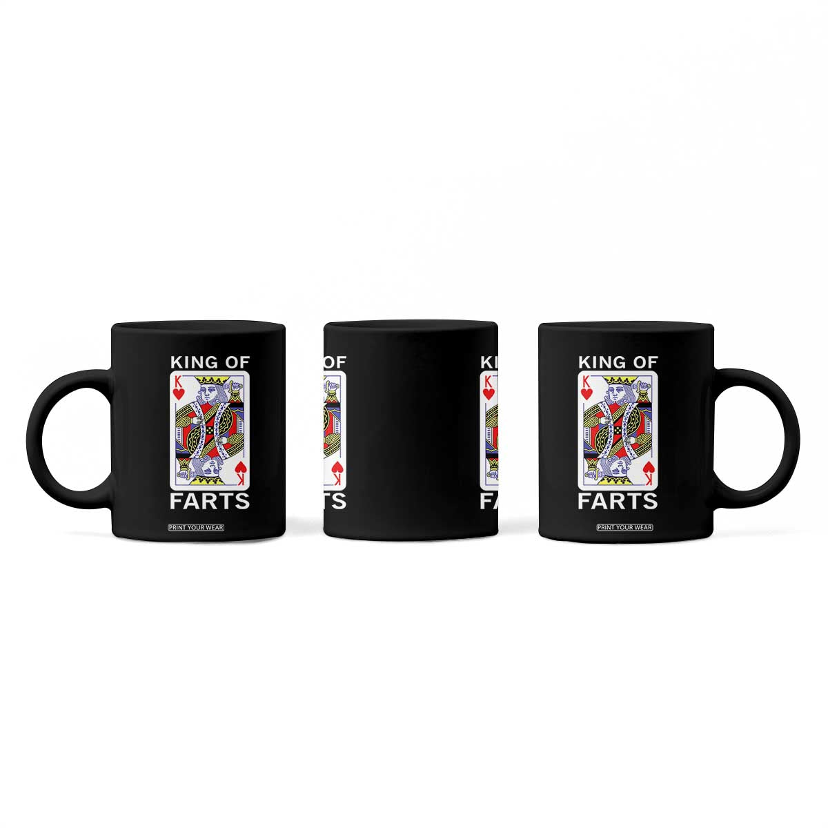 King of Farts Coffee Mug Funny Joke Inappropriate Fart Prank Gift TS10 Print Your Wear