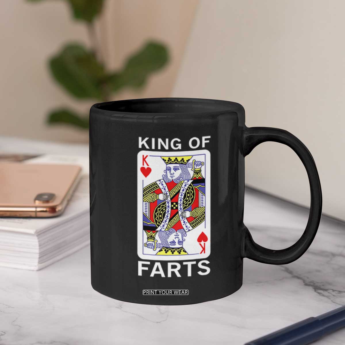 King of Farts Coffee Mug Funny Joke Inappropriate Fart Prank Gift TS10 Print Your Wear