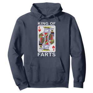 King of Farts Hoodie Funny Joke Inappropriate Fart Prank Gift TS10 Navy Print Your Wear