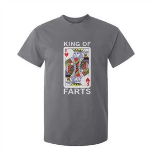King of Farts T Shirt For Kid Funny Joke Inappropriate Fart Prank Gift TS10 Charcoal Print Your Wear