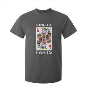 King of Farts T Shirt For Kid Funny Joke Inappropriate Fart Prank Gift TS10 Dark Heather Print Your Wear