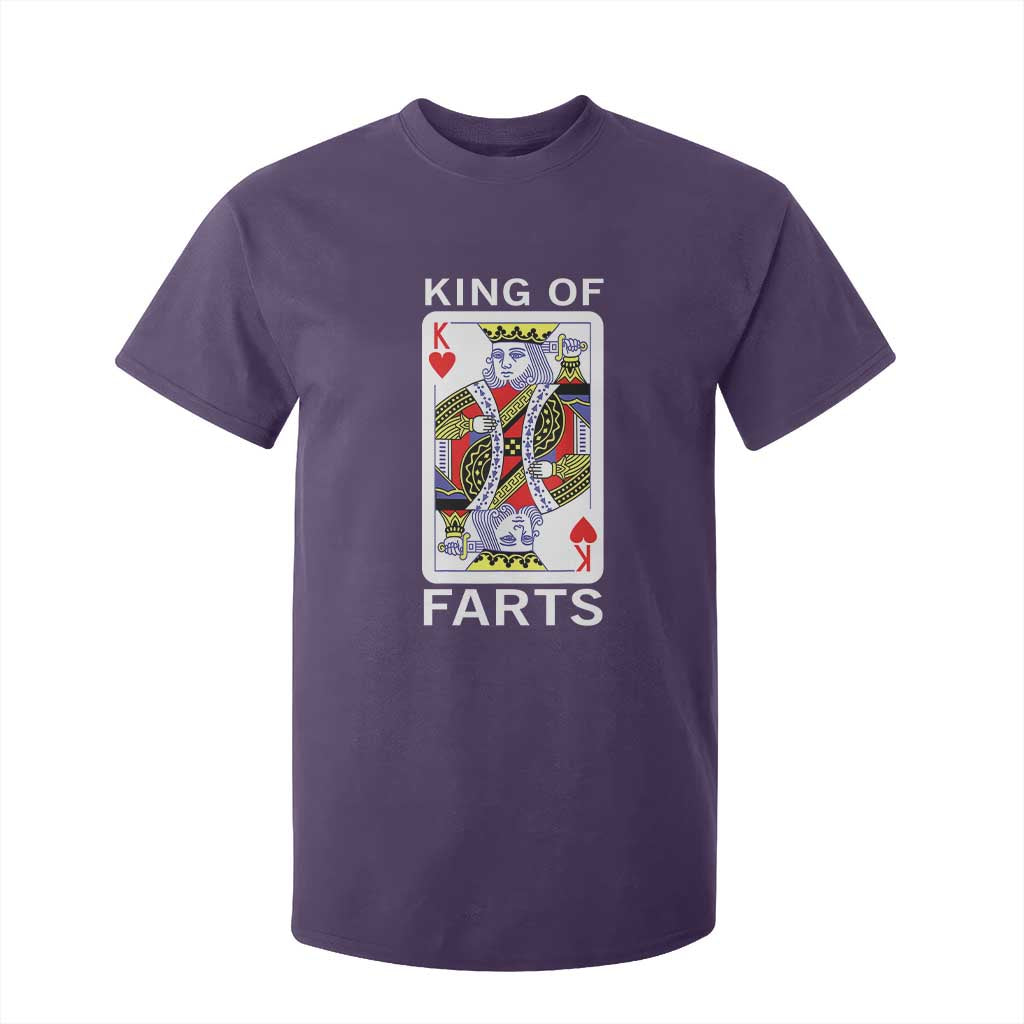 King of Farts T Shirt For Kid Funny Joke Inappropriate Fart Prank Gift TS10 Purple Print Your Wear