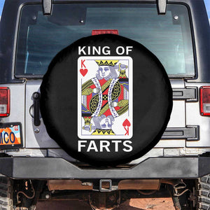 King of Farts Spare Tire Cover Funny Joke Inappropriate Fart Prank Gift TS10 No hole Black Print Your Wear