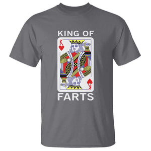 King of Farts T Shirt Funny Joke Inappropriate Fart Prank Gift TS10 Charcoal Print Your Wear