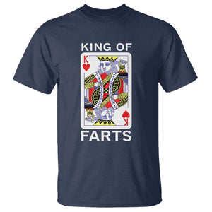 King of Farts T Shirt Funny Joke Inappropriate Fart Prank Gift TS10 Navy Print Your Wear