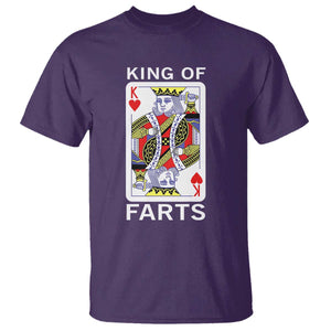 King of Farts T Shirt Funny Joke Inappropriate Fart Prank Gift TS10 Purple Print Your Wear