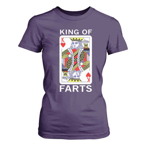 King of Farts T Shirt For Women Funny Joke Inappropriate Fart Prank Gift TS10 Purple Print Your Wear