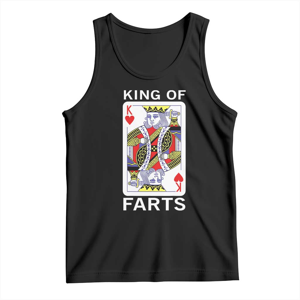 King of Farts Tank Top Funny Joke Inappropriate Fart Prank Gift TS10 Black Print Your Wear