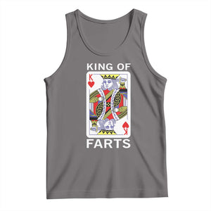 King of Farts Tank Top Funny Joke Inappropriate Fart Prank Gift TS10 Deep Heather Print Your Wear