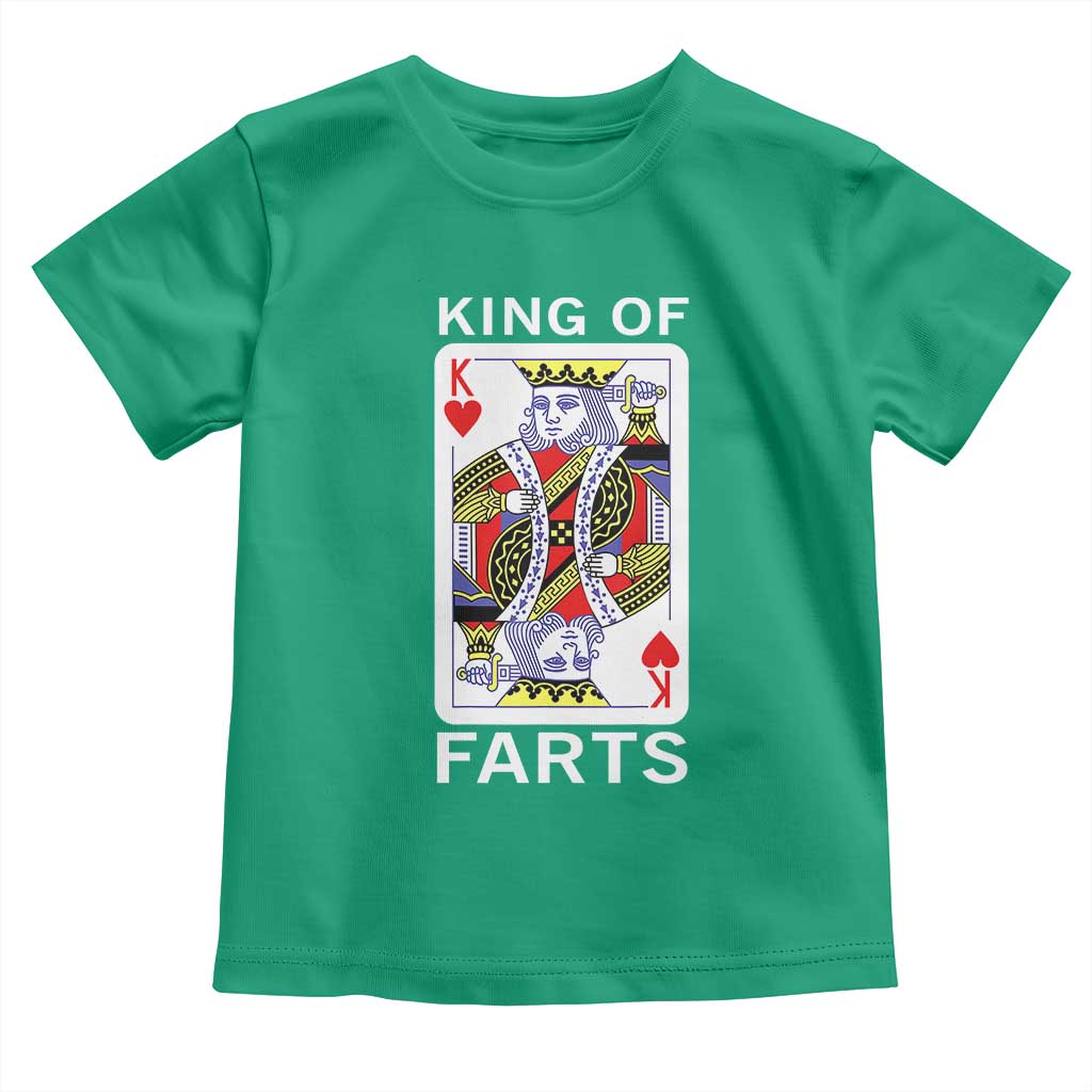 King of Farts Toddler T Shirt Funny Joke Inappropriate Fart Prank Gift TS10 Irish Green Print Your Wear