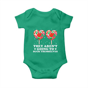 They Arent Going To Suck Themselves Baby Onesie Funny Embarrassing Inappropriate Meme TS10 Irish Green Print Your Wear