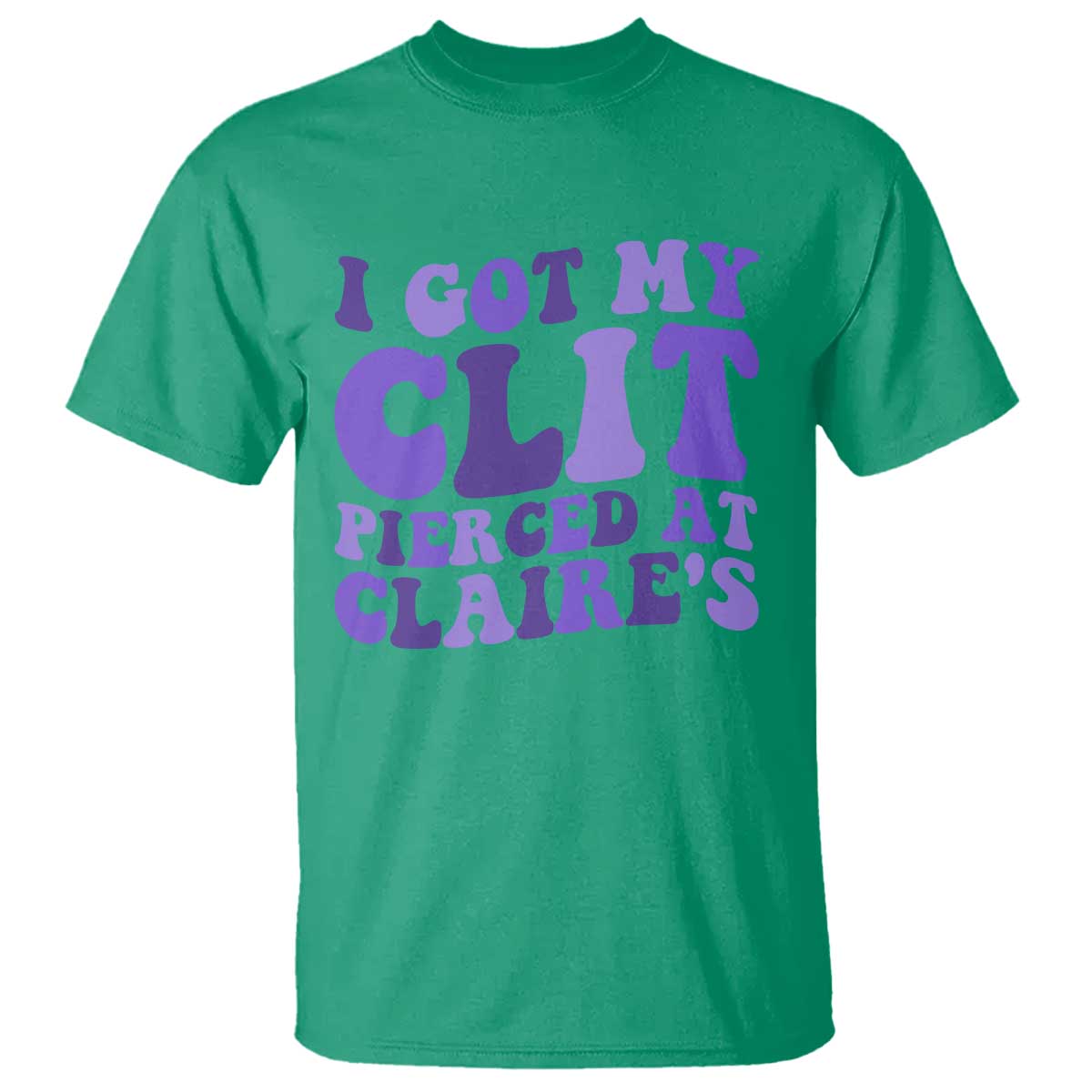 I Got My Clit Pierced At Claries T Shirt Funny Sarcasm Joke Adult Humor Sassy TS10 Irish Green Print Your Wear