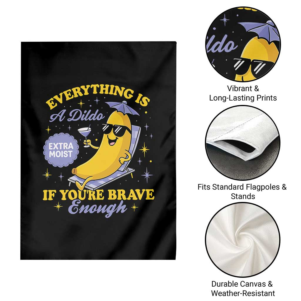 Funny Embarrassing Saying Garden Flag Sarcastic Inappropriate Raunchy Banana TS10 Print Your Wear