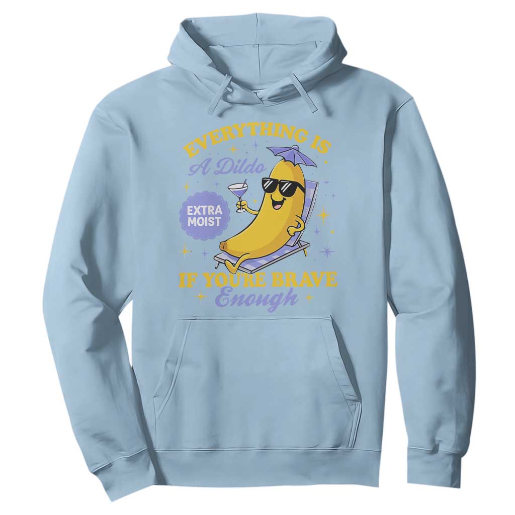 Funny Embarrassing Saying Hoodie Sarcastic Inappropriate Raunchy Banana TS10 Light Blue Print Your Wear