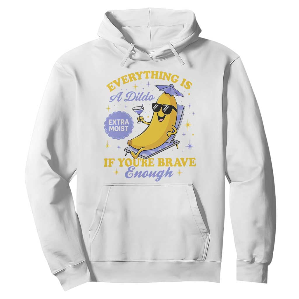 Funny Embarrassing Saying Hoodie Sarcastic Inappropriate Raunchy Banana TS10 White Print Your Wear
