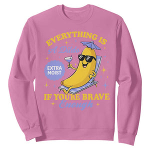 Funny Embarrassing Saying Sweatshirt Sarcastic Inappropriate Raunchy Banana TS10 Azalea Print Your Wear