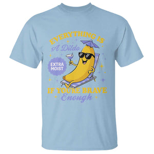 Funny Embarrassing Saying T Shirt Sarcastic Inappropriate Raunchy Banana TS10 Light Blue Print Your Wear