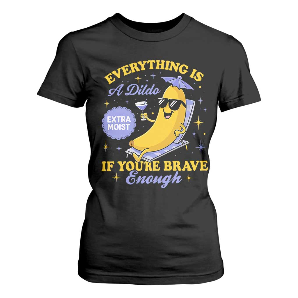 Funny Embarrassing Saying T Shirt For Women Sarcastic Inappropriate Raunchy Banana TS10 Black Print Your Wear