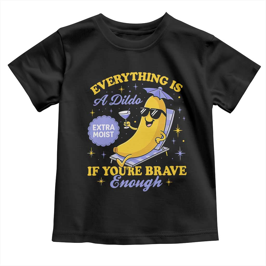 Funny Embarrassing Saying Toddler T Shirt Sarcastic Inappropriate Raunchy Banana TS10 Black Print Your Wear