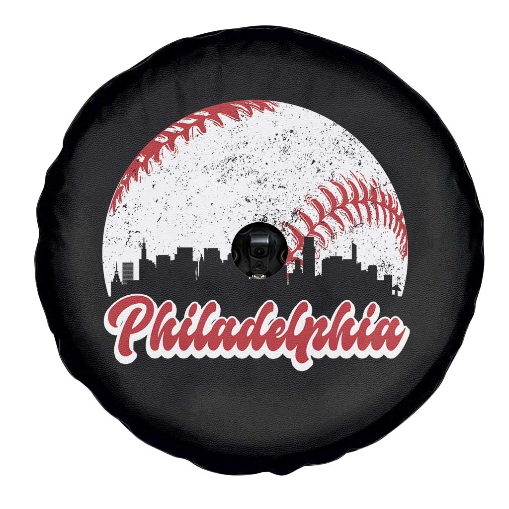 Philadelphia Baseball Spare Tire Cover Vintage Skyline City TS10 Print Your Wear