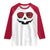 Halloween Phillies Raglan Shirt Philadelphia Baseball Red October Jackolantern Pumpkin Face TS10 White Red Print Your Wear