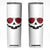 Halloween Phillies Skinny Tumbler Philadelphia Baseball Red October Jackolantern Pumpkin Face TS10 White Print Your Wear
