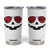 Halloween Phillies Tumbler Cup Philadelphia Baseball Red October Jackolantern Pumpkin Face TS10 White Print Your Wear