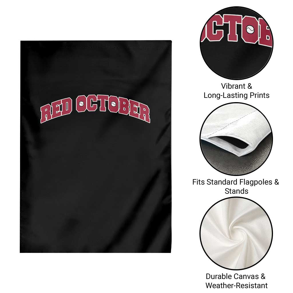 Red October Garden Flag Vintage Sports Philadelphia Playoff Baseball Fan TS10 Print Your Wear