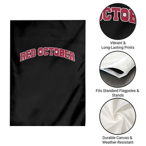 Red October Garden Flag Vintage Sports Philadelphia Playoff Baseball Fan TS10 Print Your Wear