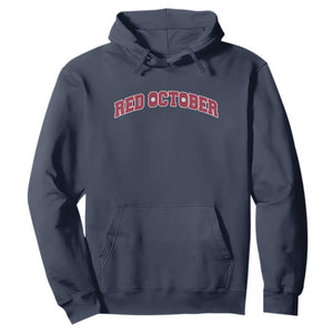 Red October Hoodie Vintage Sports Philadelphia Playoff Baseball Fan TS10 Navy Print Your Wear