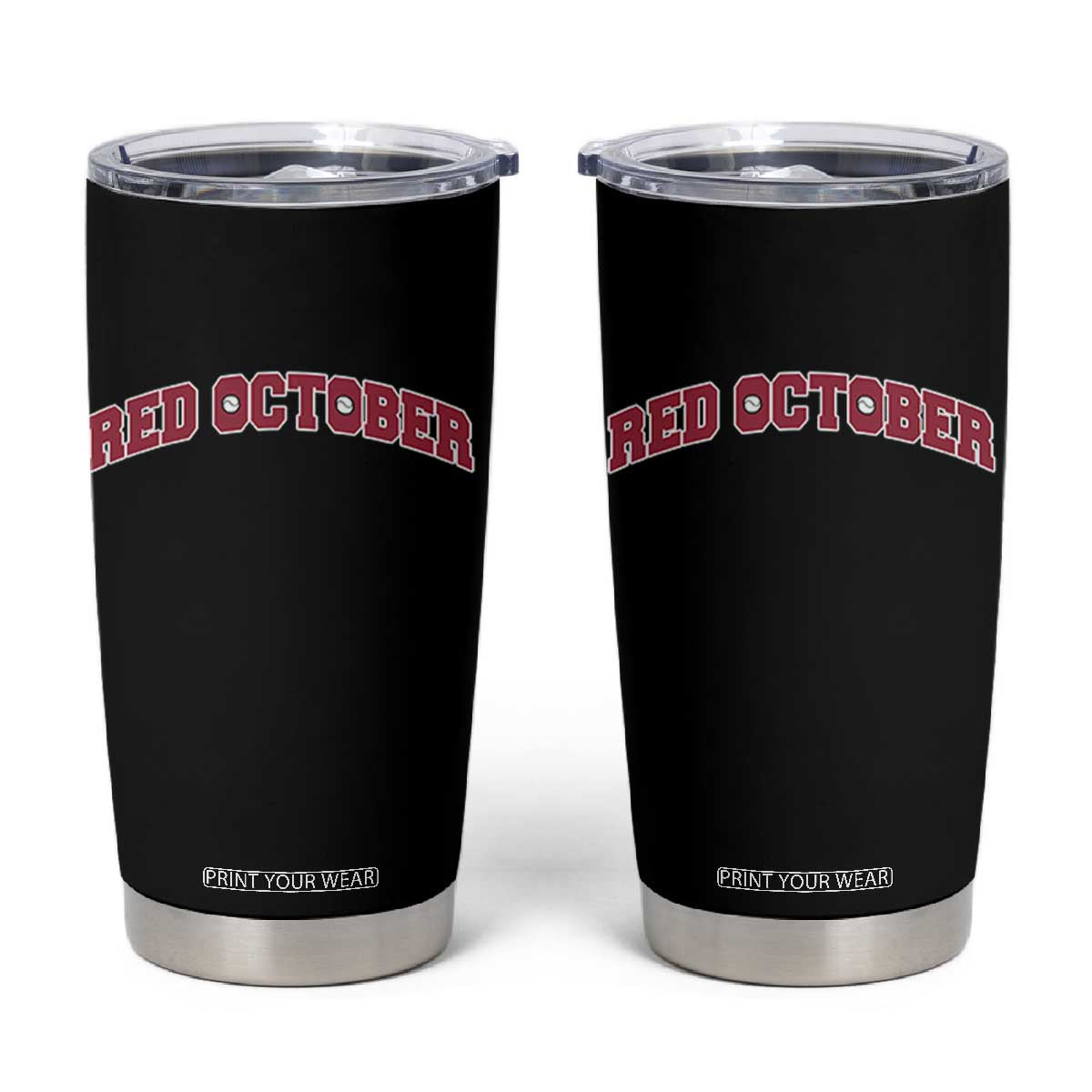 Red October Tumbler Cup Vintage Sports Philadelphia Playoff Baseball Fan TS10 Black Print Your Wear