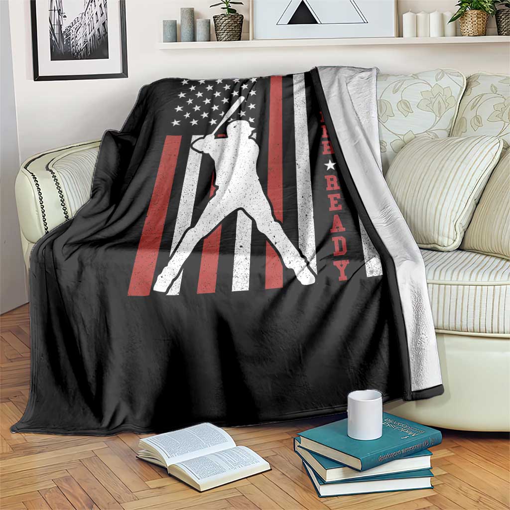 October Ready Throw Blanket Cool Distressed Philadelphia Baseball Fan US Flag TS10 Print Your Wear
