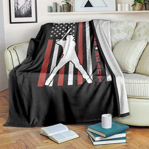 October Ready Throw Blanket Cool Distressed Philadelphia Baseball Fan US Flag TS10 Print Your Wear