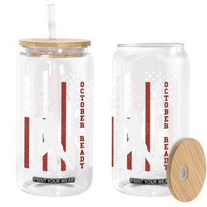 October Ready Glass Can Cool Distressed Philadelphia Baseball Fan US Flag TS10 Print Your Wear