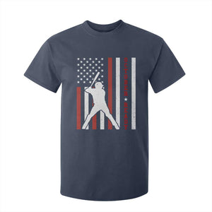 October Ready T Shirt For Kid Cool Distressed Philadelphia Baseball Fan US Flag TS10 Navy Print Your Wear