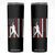 October Ready Skinny Tumbler Cool Distressed Philadelphia Baseball Fan US Flag TS10 Black Print Your Wear