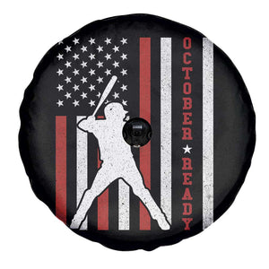 October Ready Spare Tire Cover Cool Distressed Philadelphia Baseball Fan US Flag TS10 Print Your Wear
