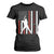 October Ready T Shirt For Women Cool Distressed Philadelphia Baseball Fan US Flag TS10 Black Print Your Wear