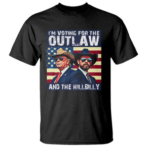 Trump Vance '24 T Shirt Vintage 2024 Flag Outlaw Hillbilly TS10 Black Print Your Wear