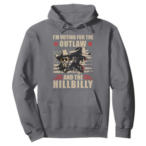 Trump Vance 2024 Hoodie Vintage Flag Outlaw Hillbilly '24 TS10 Charcoal Print Your Wear