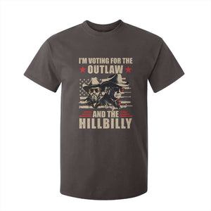 Trump Vance 2024 T Shirt For Kid Vintage Flag Outlaw Hillbilly '24 TS10 Dark Chocolate Print Your Wear