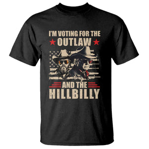 Trump Vance 2024 T Shirt Vintage Flag Outlaw Hillbilly '24 TS10 Black Print Your Wear