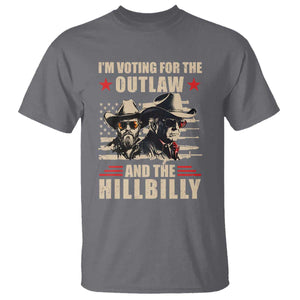 Trump Vance 2024 T Shirt Vintage Flag Outlaw Hillbilly '24 TS10 Charcoal Print Your Wear