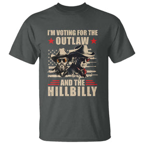 Trump Vance 2024 T Shirt Vintage Flag Outlaw Hillbilly '24 TS10 Dark Heather Print Your Wear
